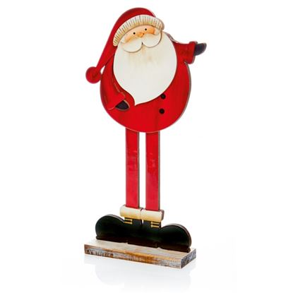 Premier-Wooden-Santa-With-Red-Gloss-Tabletop