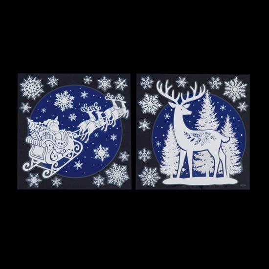 Premier-White-Christmas-Scene-Window-Stickers