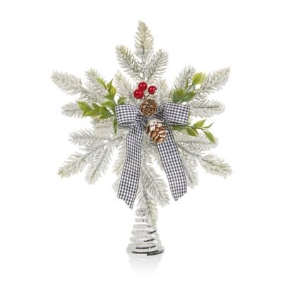 Premier-White-Fir-Snowflake-With-Cones-Tree-Topper