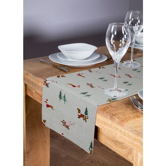 Premier-Christmas-Dog-Table-Runner