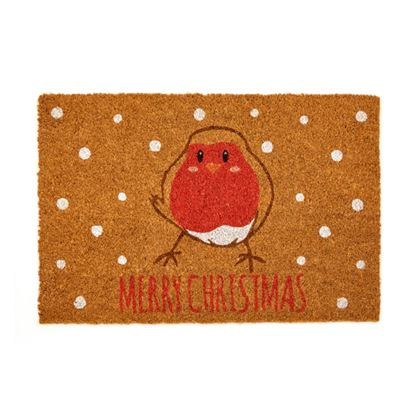 Premier-Merry-Christmas-With-Robin-Door-Mat