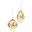 Premier-Shiny-Gold--Glass-Bauble-With-Holly--Ivy-Glittr