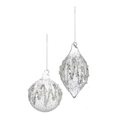 Premier-Clear-Silver-Bauble-With-Sequin