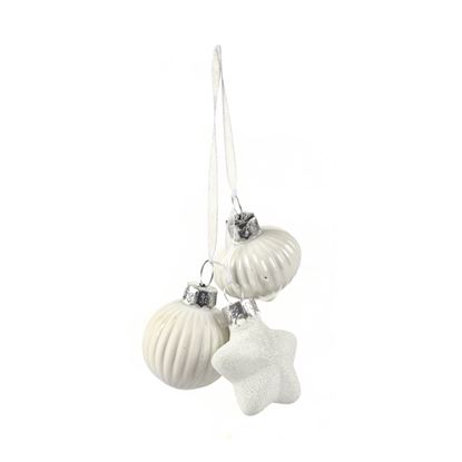 Premier-3-Piece-White-Glass-Bauble-On-Ribbon