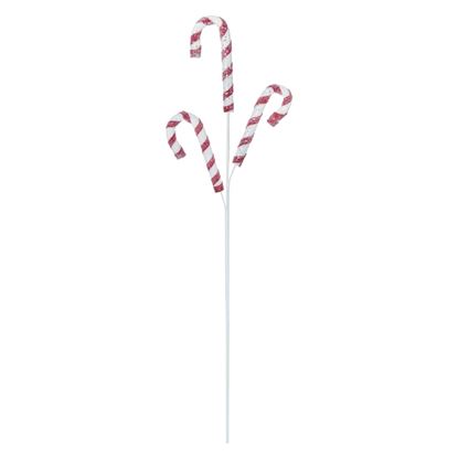 Premier-Red-White-Frosted-Candy-Cane-Stem