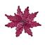 Premier-Plum-Poinsettia-Velour-On-Clip