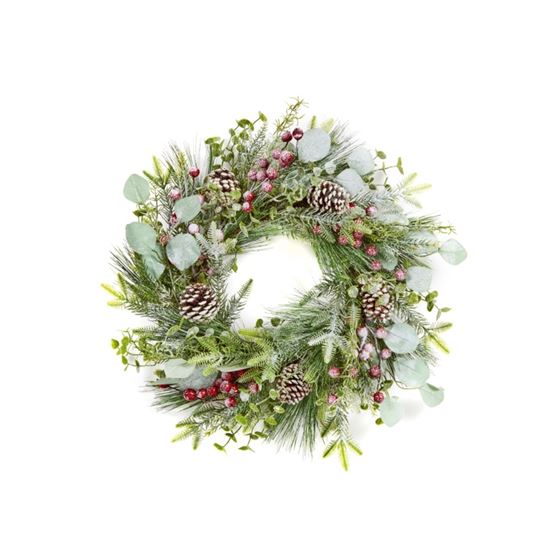 Premier-Frosted-Eucalyptus-Wreath