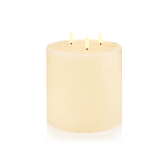 Premier-Cream-Wax-Triple-Flame-Candle