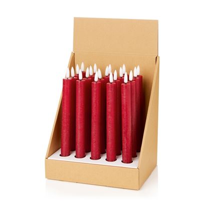 Premier-Red-Wax-Taper-Candle