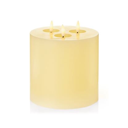 Premier-Cream-3-Flame-Flickabright-Candle