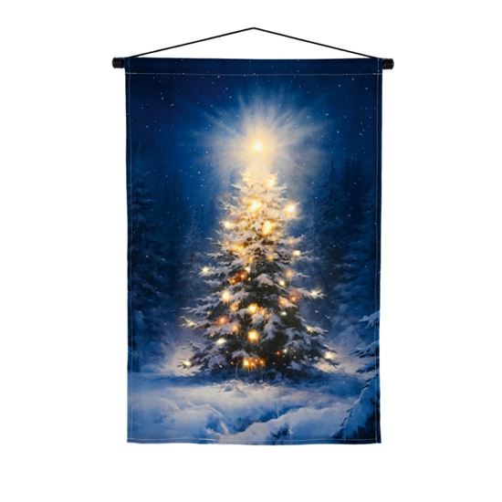 Premier-Lit-Christmas-Tree-Fabric-Banner