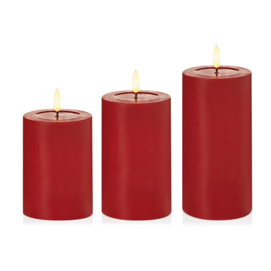 Premier-Set-3-Red-Flickabright-Candle