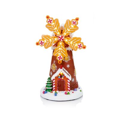 Premier-Lit-Musical-Gingerbread-Windmill