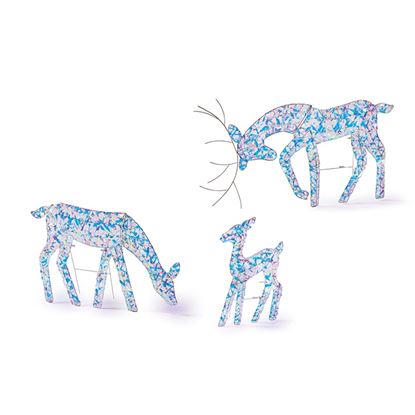 Premier-Set-3-Lit-Irid-Twist-Reindeer