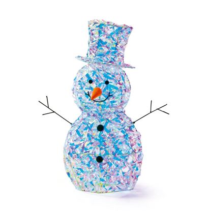 Premier-Lit-Irid-Twist-Snowman-20-White-LEDs