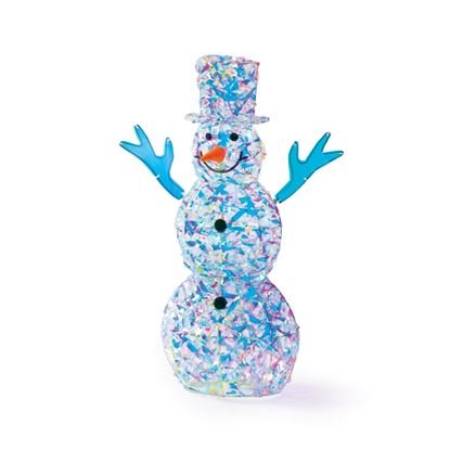 Premier-Lit-Irid-Twist-Snowman-30-White-LEDs