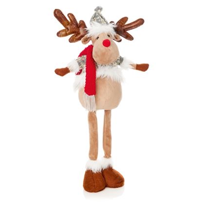 Premier-Standing-Plush-Grey-Reindeer