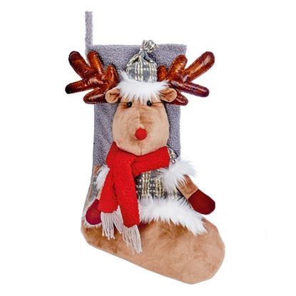 Premier-Reindeer-Plush-Stocking