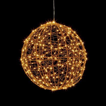 Premier-Rose-Gold-Ball-With-300-Warm-White-LED