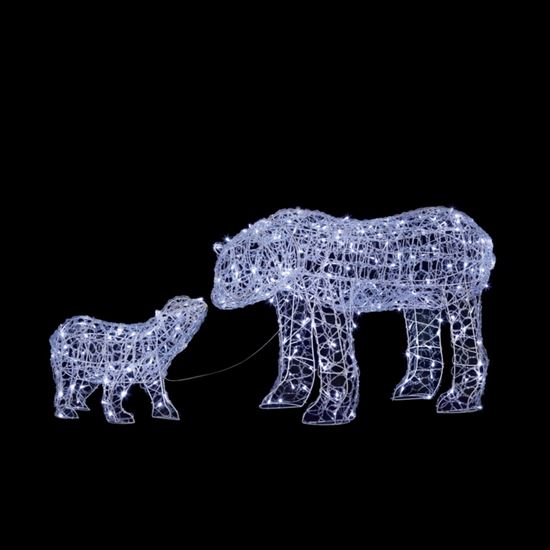 Premier-Multi-Action-Polar-Bear--Cub-Multi-Action-LEDs