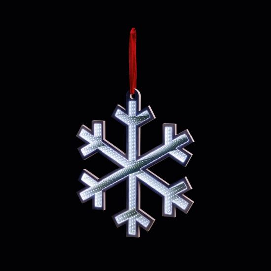 Premier-Hanging-Snowflake-Infinity-Mirror