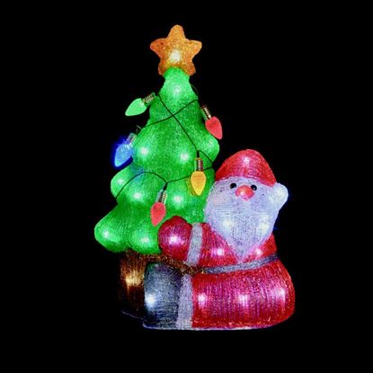 Premier-Lit-Santa-With-Christmas-Tree-48-White-LEDs