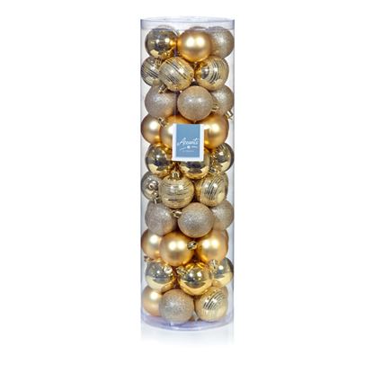 Premier-60mm-Multi-Finish-Balls-Champagne-Gold