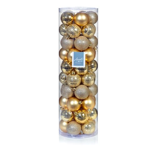 Premier-60mm-Multi-Finish-Balls-Champagne-Gold