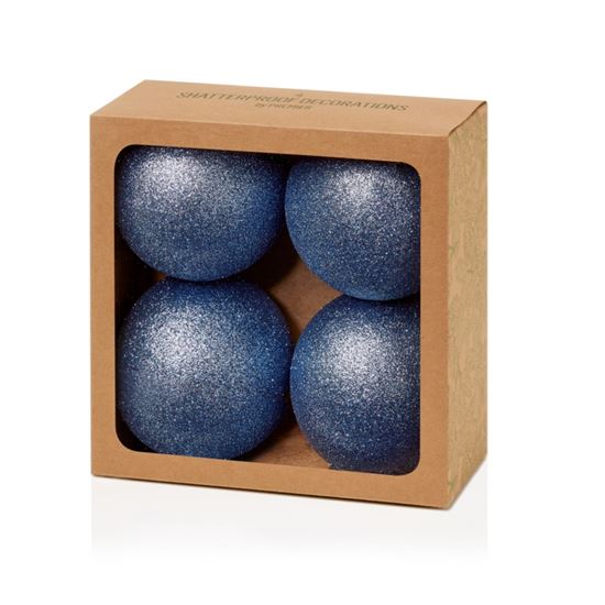 Premier-4-Piece-Midnight-Glitter-Shatterproof-Baubles