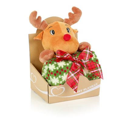 Premier-Plush-Reindeer-Toy-With-Blanket