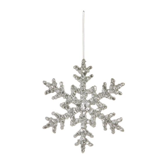 Premier-Silver-Snowflake-Hanging-Decoration