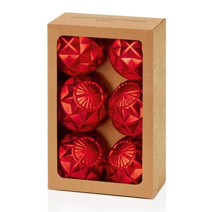 Premier-6-Piece-Red-Geo-Balls