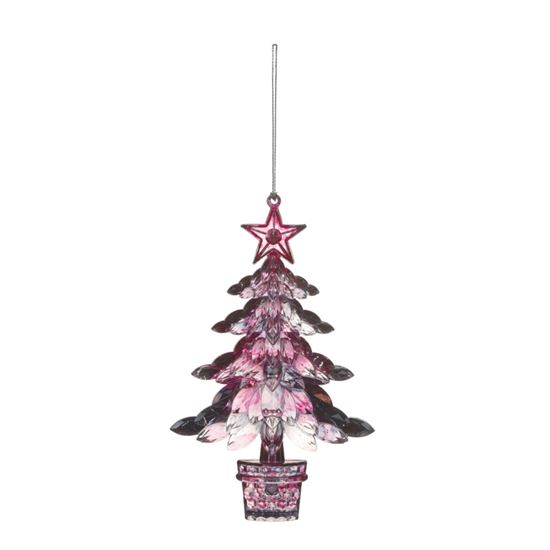 Premier-Pink-Irid-Tree-Hanging-Decoration