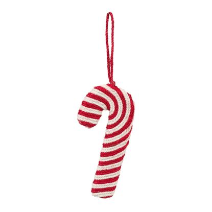 Premier-Jute-RedWhite-Stripe-Candy-Cane-Hanging-Decoration