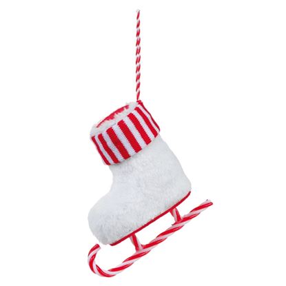 Premier-Red-White-Stripe-Skates-Hanging-Decoration