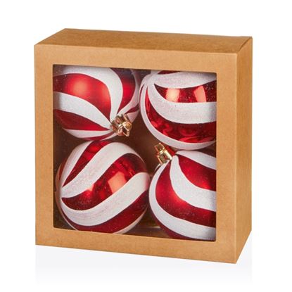 Premier-4-Piece-Red-White-Swirl-Glitter-Balls