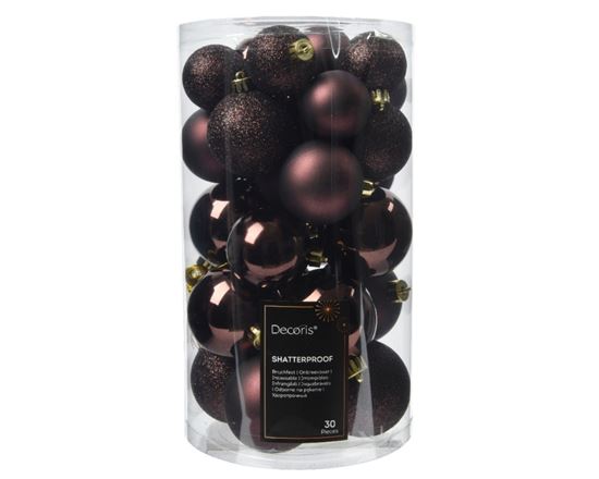 Kaemingk-Shatterproof-Baubles-Tube-30