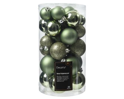 Kaemingk-Shatterproof-Baubles-Tube-30