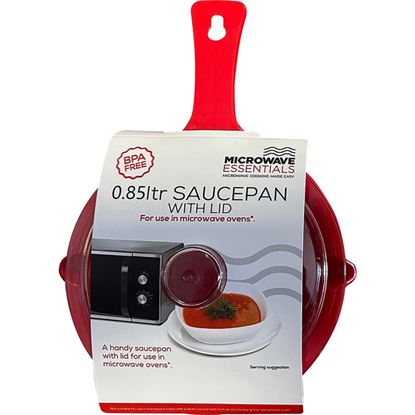 Microwave-Essentials-Large-Red-Saucepan--Lid