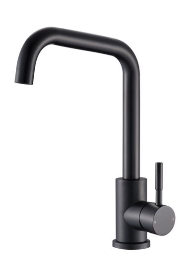 Reginox-Nera-Matt-Black-Swan-Neck-Single-Lever-Tap