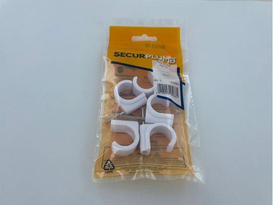 Securplumb-Pipe-Clips-Nail-In-22mm