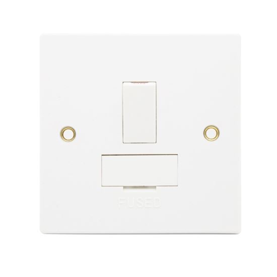 Securlec-Square-1-Gang-Socket-Fuse-Spur-Double-Pole