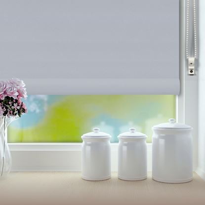 RENAISSANCE-Classic-Roller-Blind-Silver