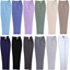 Picture of Women Trousers Half Elasticated Work Office Pocket Pants