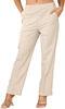 Picture of Women Trousers Half Elasticated Work Office Pocket 25 Inch Pants