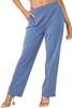 Picture of Women Trousers Half Elasticated Work Office Pocket 25 Inch Pants