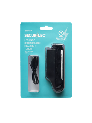 Securlec-Rechargeable-Headlight-Torch-400mah