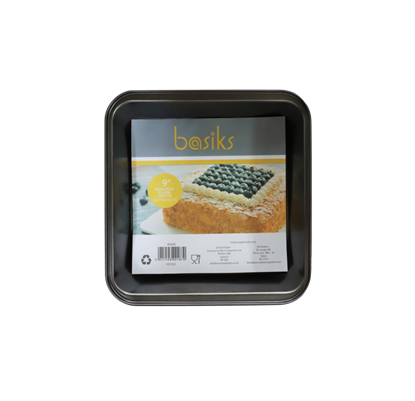 Basiks-Non-Stick-Square-Cake-Tin
