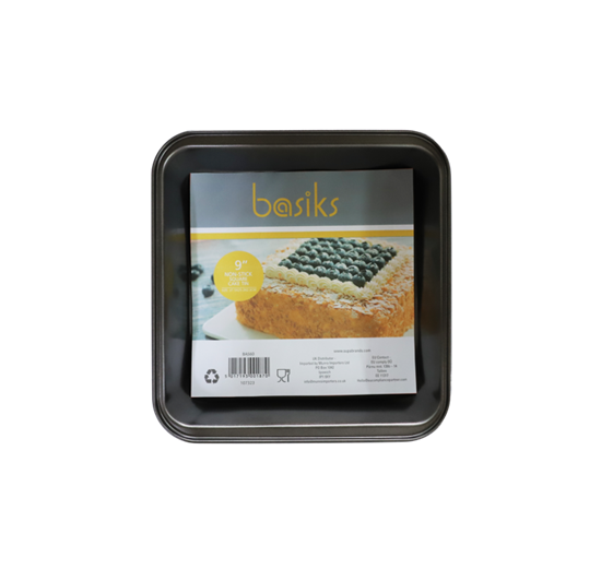 Basiks-Non-Stick-Square-Cake-Tin