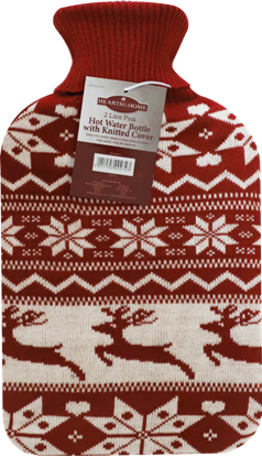 Hearth--Home-Hot-Water-Bottle-With-Winter-Design-Cover